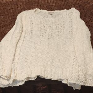 Arizona Jean Company Cream Knit Sweater